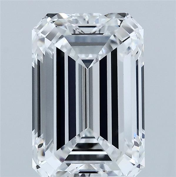 2.6ct Emerald D VVS1 Lab Created Diamond