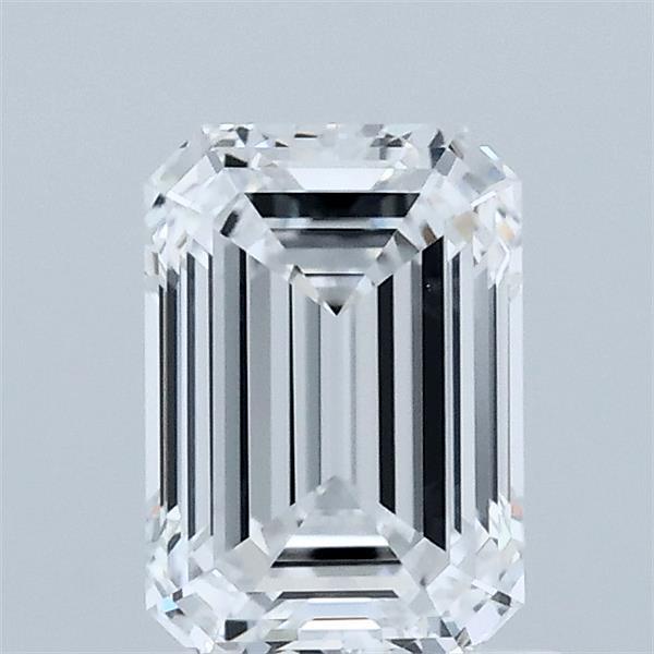 1.1ct Emerald D VVS2 Lab Created Diamond