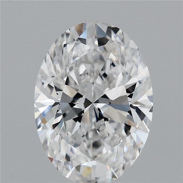 3.05ct Oval E IF Lab Created Diamond