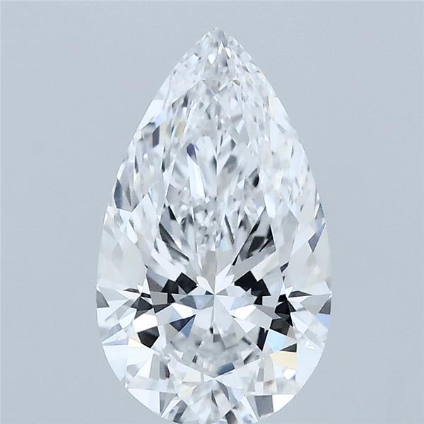 1.39ct Pear D VVS2 Lab Created Diamond