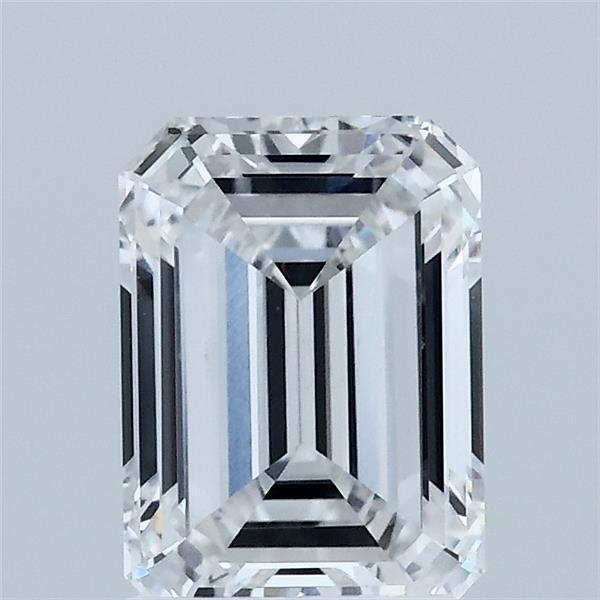 1.59ct Emerald D VVS2 Lab Created Diamond