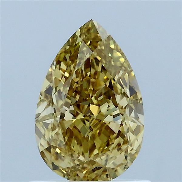 1.04ct Pear FANCY INTENSE YELLOW VS1 Lab Created Diamond