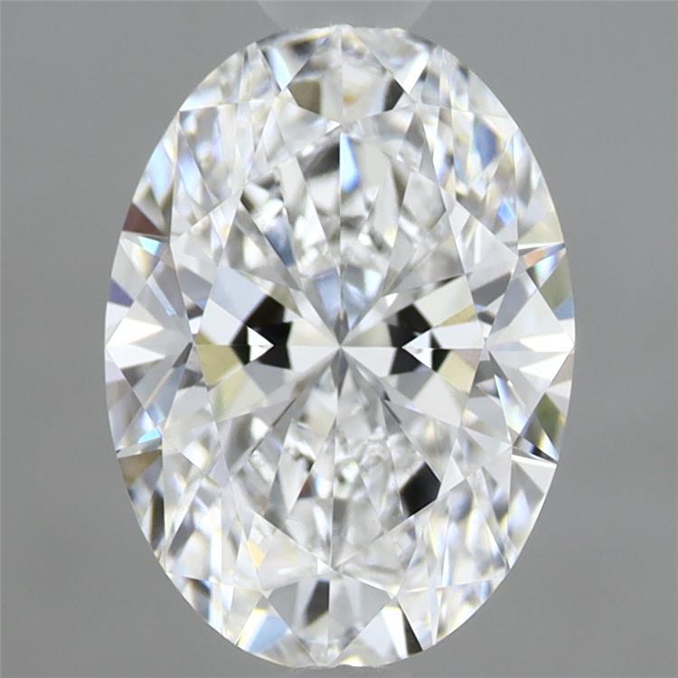 1.6ct Oval D VVS2 Lab Created Diamond