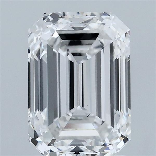2.21ct Emerald D VS1 Lab Created Diamond