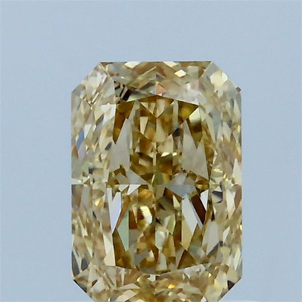 1.05ct Radiant FANCY YELLOW VS1 Lab Created Diamond
