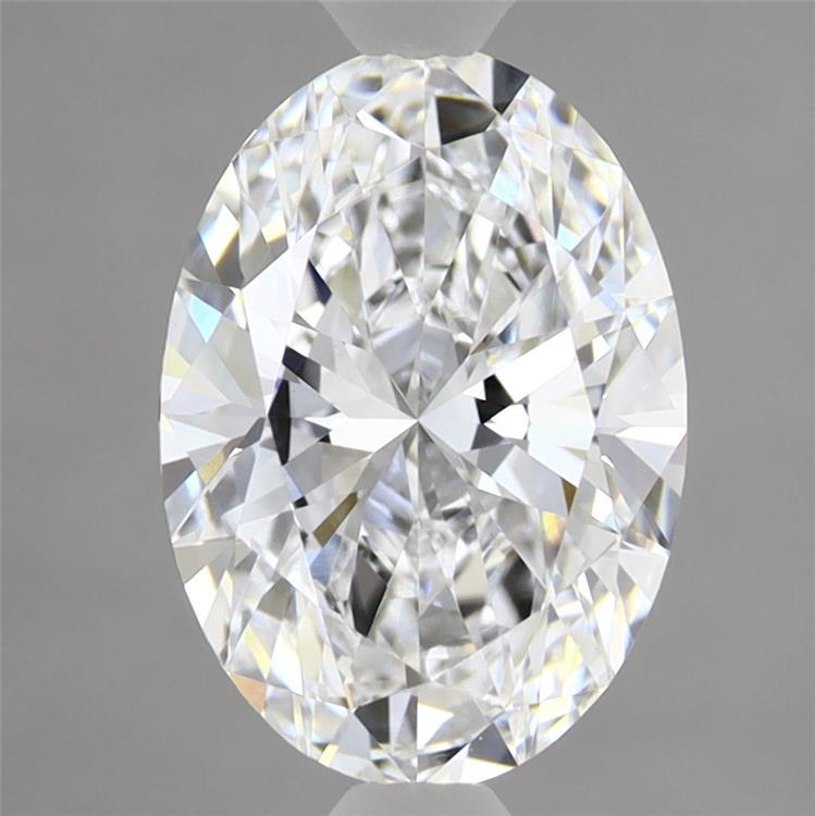2.05ct Oval D VVS2 Lab Created Diamond