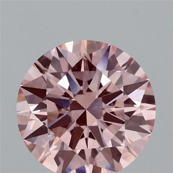 2.06ct Round FANCY INTENSE PINK VS1 Lab Created Diamond