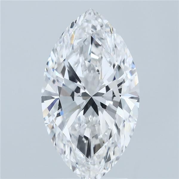 3.09ct Marquise E VVS2 Lab Created Diamond