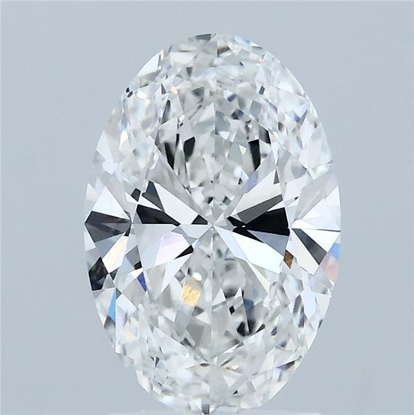 2ct Oval F VVS2 Lab Created Diamond