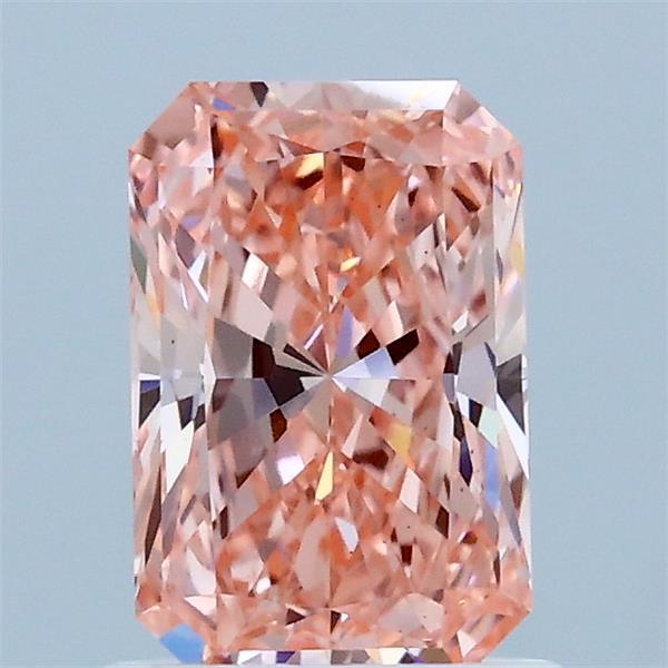 1.1ct Radiant FANCY VIVID PINK VS1 Lab Created Diamond