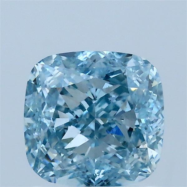 1.52ct Cushion FANCY INTENSE BLUE VS1 Lab Created Diamond