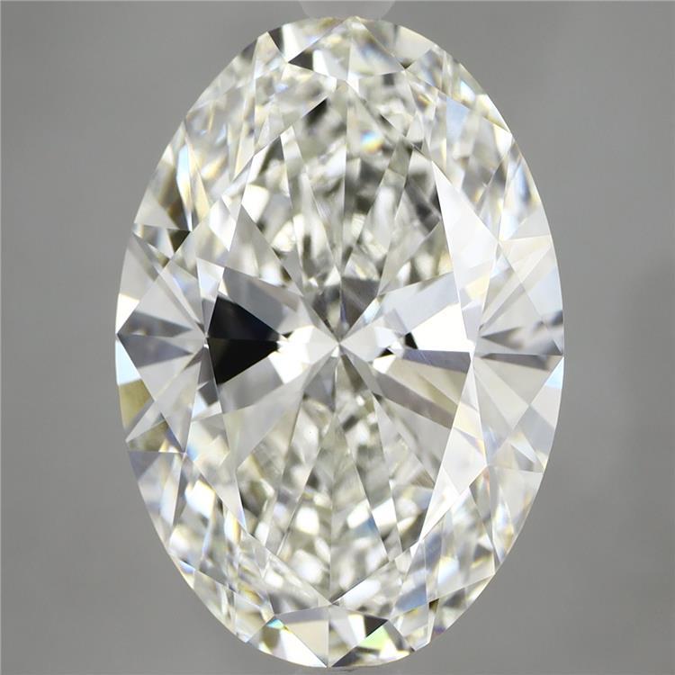 6.89ct Oval F VVS2 Lab Created Diamond