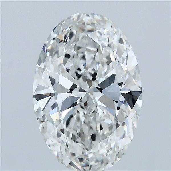 2ct Oval F VS2 Lab Created Diamond