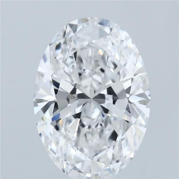 3.03ct Oval E VVS2 Lab Created Diamond
