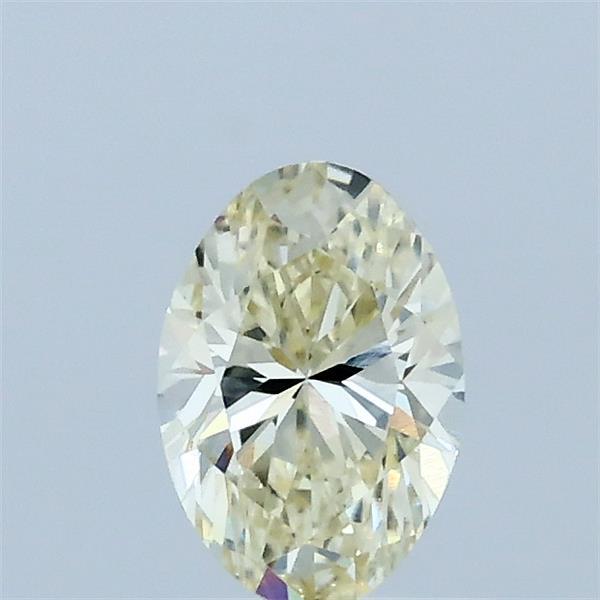 0.5ct Oval FANCY LIGHT YELLOW VVS2 Lab Created Diamond