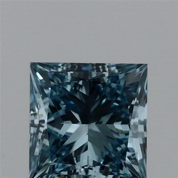 1ct Princess FANCY VIVID BLUE VVS2 Lab Created Diamond