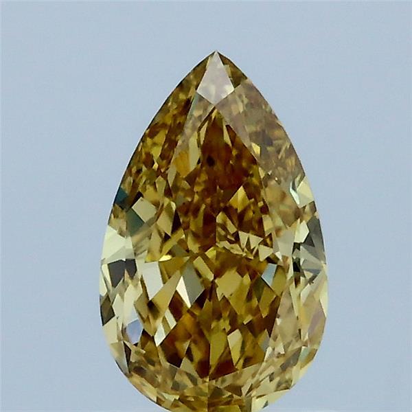 1.02ct Pear FANCY INTENSE YELLOW VS1 Lab Created Diamond