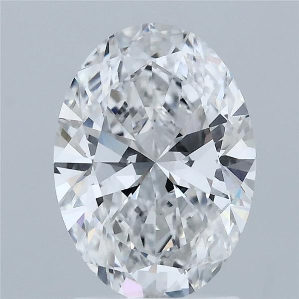 1.96ct Oval D VVS2 Lab Created Diamond