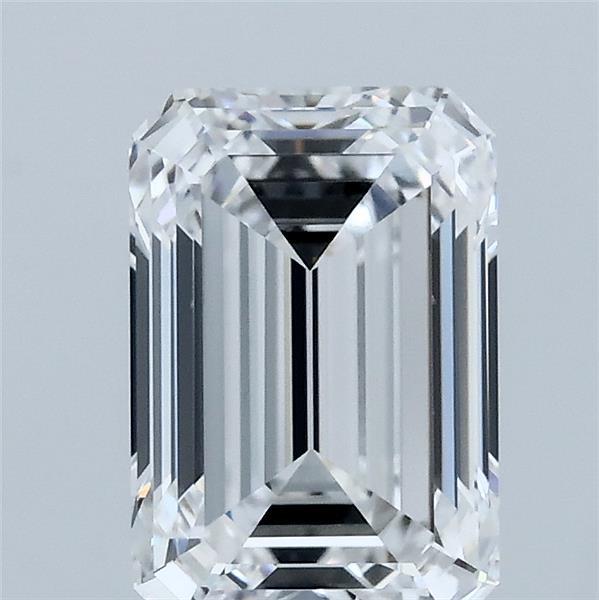 2.02ct Emerald D VVS2 Lab Created Diamond