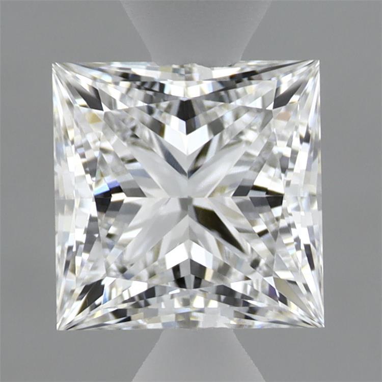 1.51ct Princess D VVS2 Lab Created Diamond