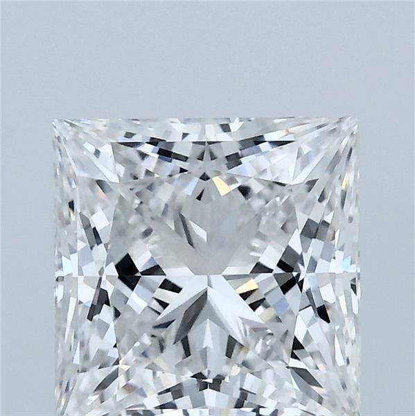 2.58ct Princess F VVS2 Lab Created Diamond