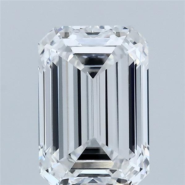 2.02ct Emerald D VVS1 Lab Created Diamond