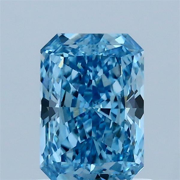 1.01ct Radiant FANCY VIVID BLUE VVS2 Lab Created Diamond