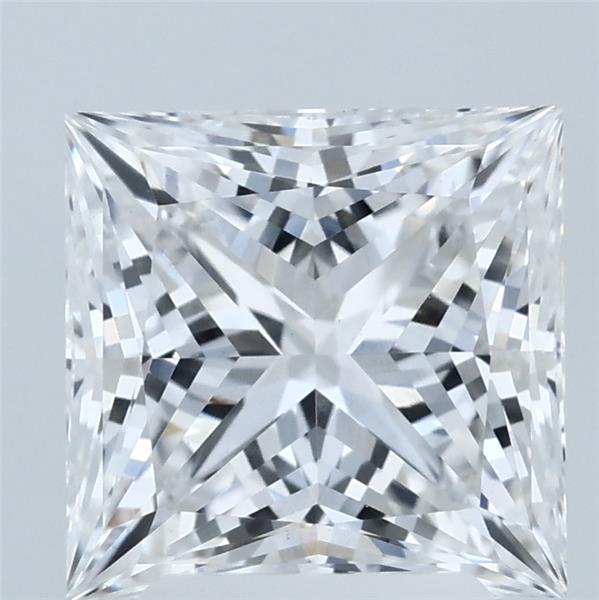 3.09ct Princess D VVS2 Lab Created Diamond