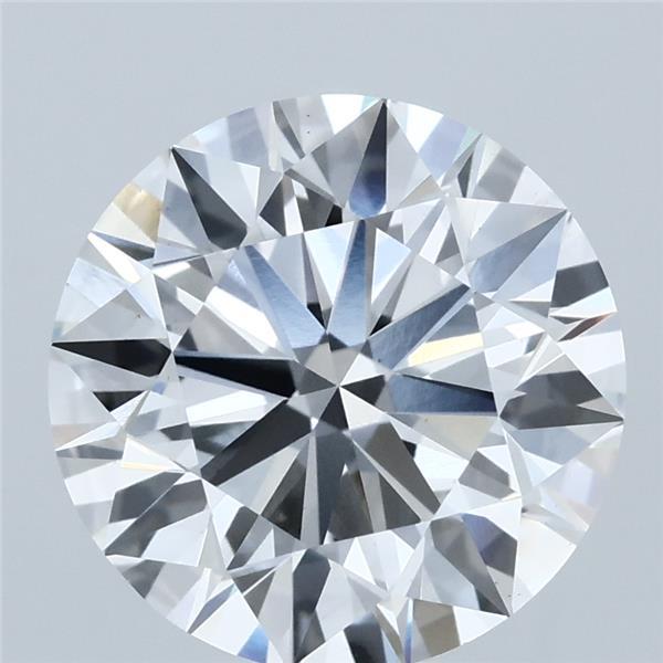 3.89ct Round F VS1 Lab Created Diamond