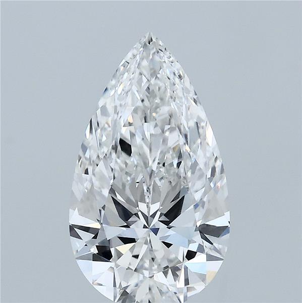 2ct Pear F VVS2 Lab Created Diamond