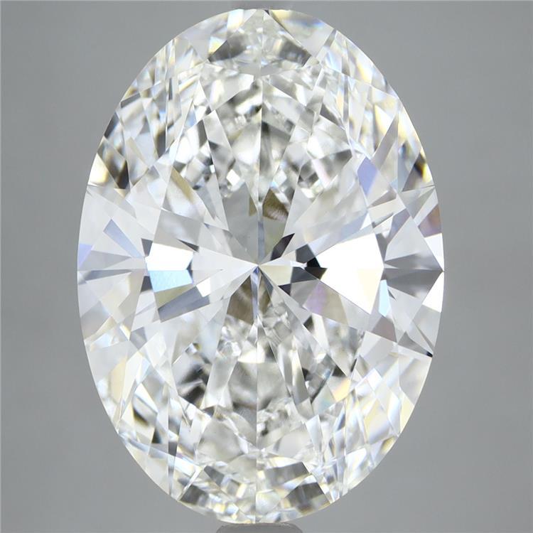 8.01ct Oval F VVS2 Lab Created Diamond