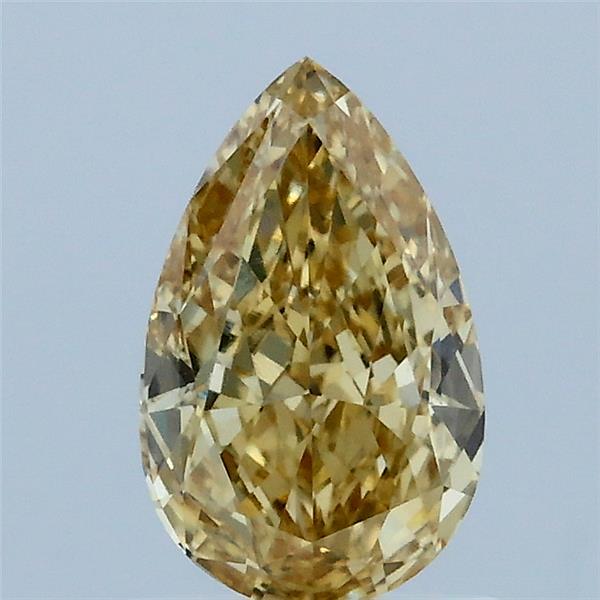 1.11ct Pear FANCY INTENSE YELLOW VVS2 Lab Created Diamond