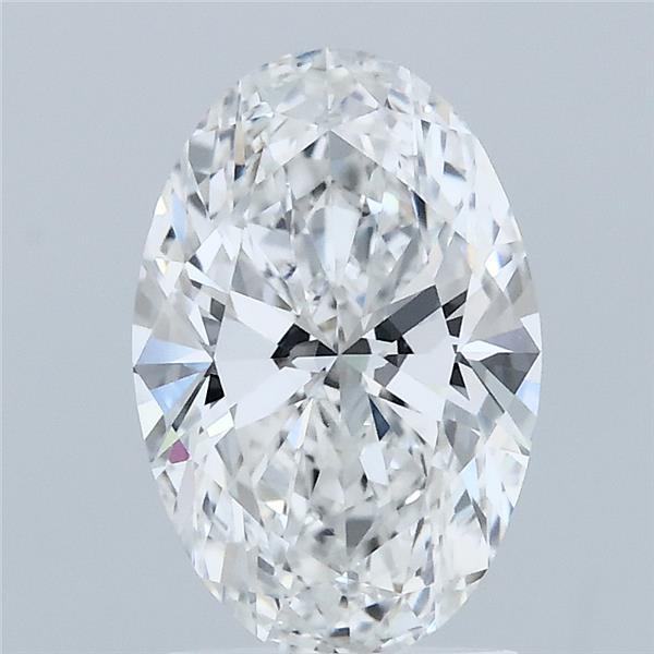 1.82ct Oval E VVS2 Lab Created Diamond