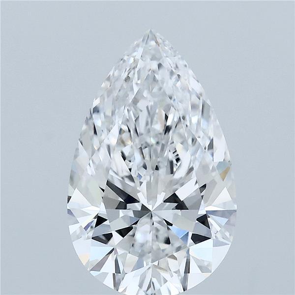 2.58ct Pear D VVS2 Lab Created Diamond