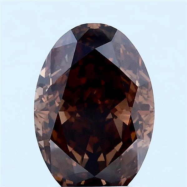 2.18ct Oval FANCY BROWN VS1 Lab Created Diamond