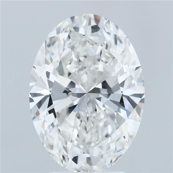 4ct Oval E VVS2 Lab Created Diamond