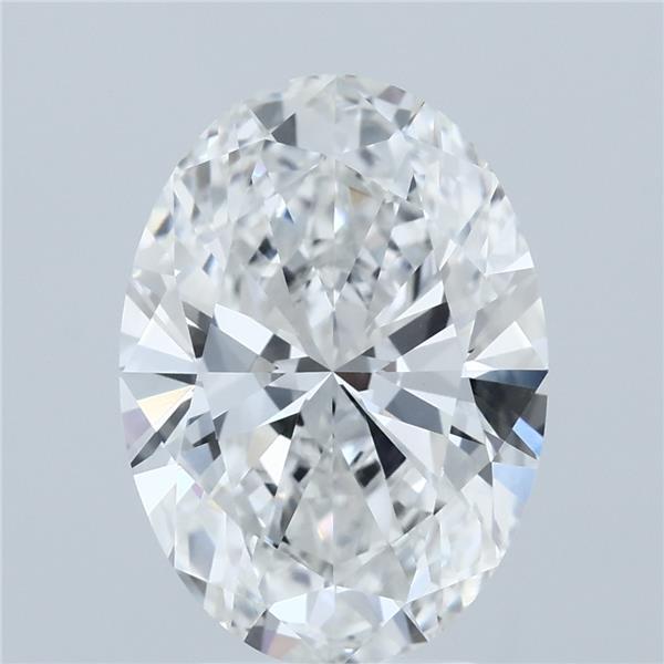 4.01ct Oval E VVS2 Lab Created Diamond