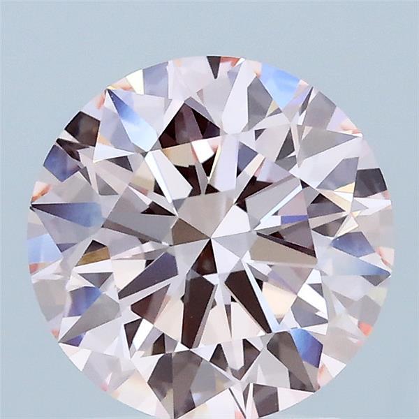 2.05ct Round FANCY INTENSE PINK VVS2 Lab Created Diamond