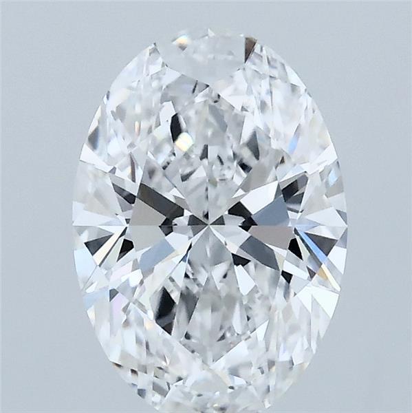 1.58ct Oval D VVS2 Lab Created Diamond