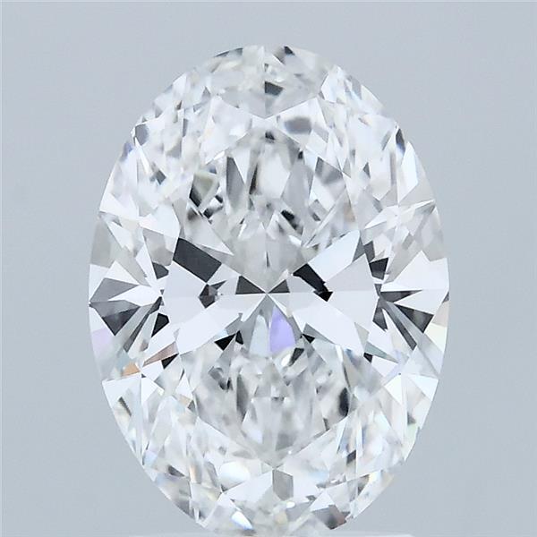 2.01ct Oval E VVS2 Lab Created Diamond