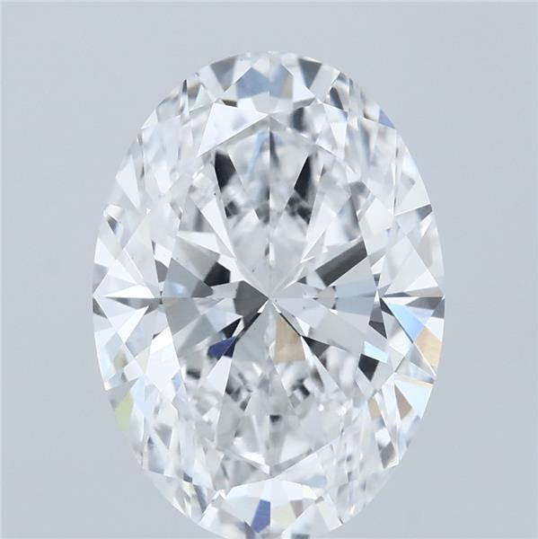 4ct Oval E VS1 Lab Created Diamond
