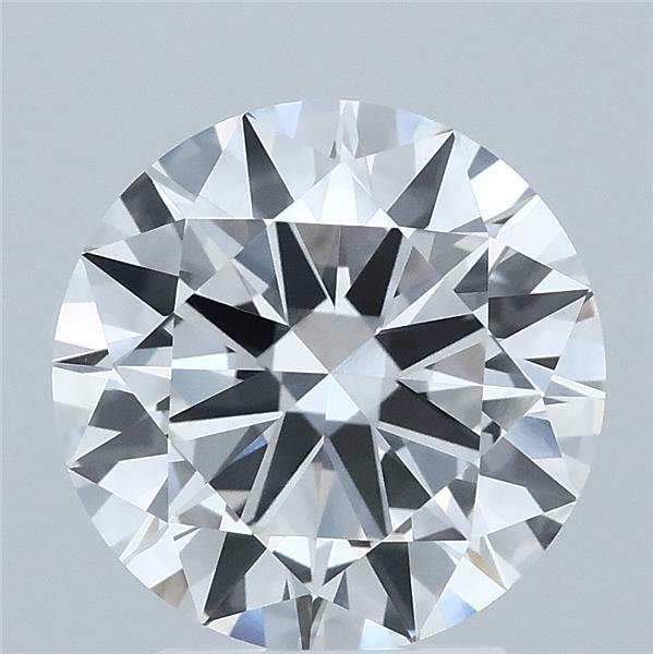 3ct Round F VVS2 Lab Created Diamond