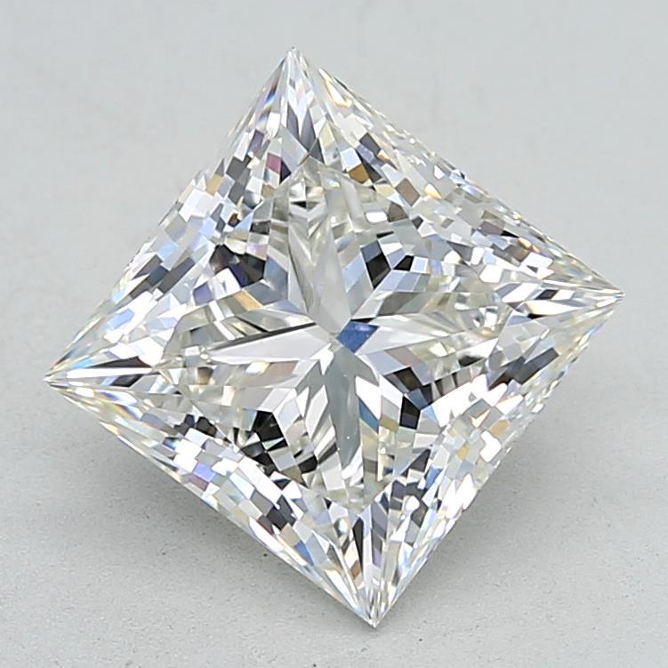 4.08ct Princess G VVS2 Lab Created Diamond
