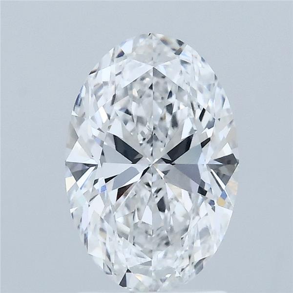 1.5ct Oval D VVS2 Lab Created Diamond