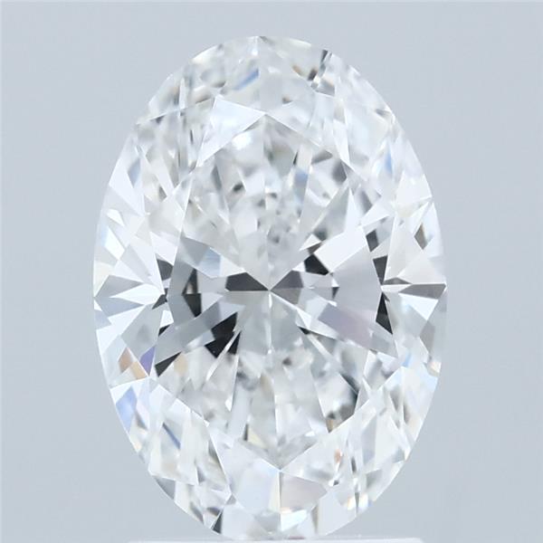2ct Oval D VVS1 Lab Created Diamond
