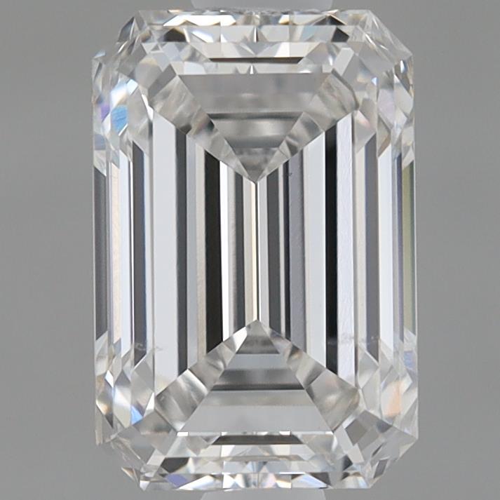 0.99ct Emerald E VVS2 Lab Created Diamond