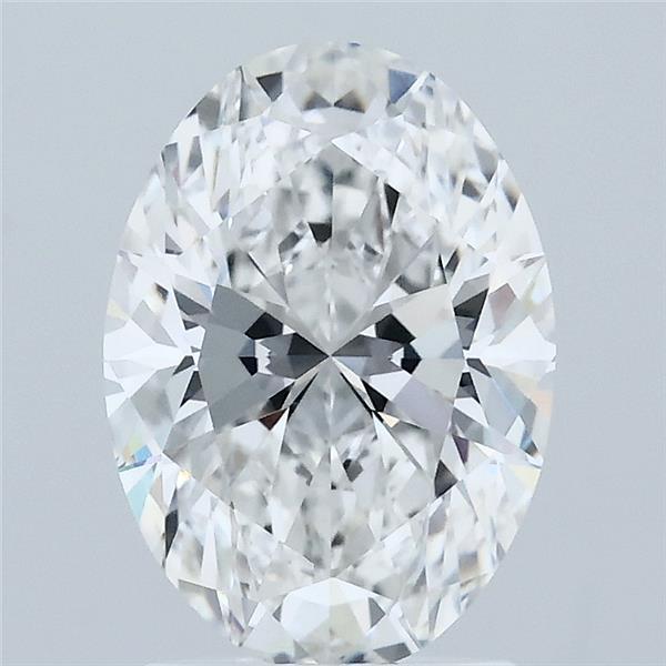 2.05ct Oval E VVS2 Lab Created Diamond