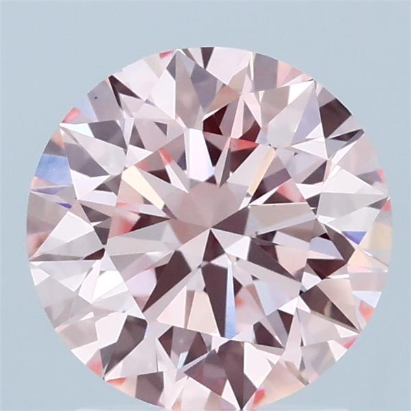 1.85ct Round FANCY VIVID PINK VS1 Lab Created Diamond