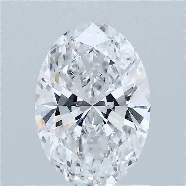 1.08ct Oval D VVS2 Lab Created Diamond