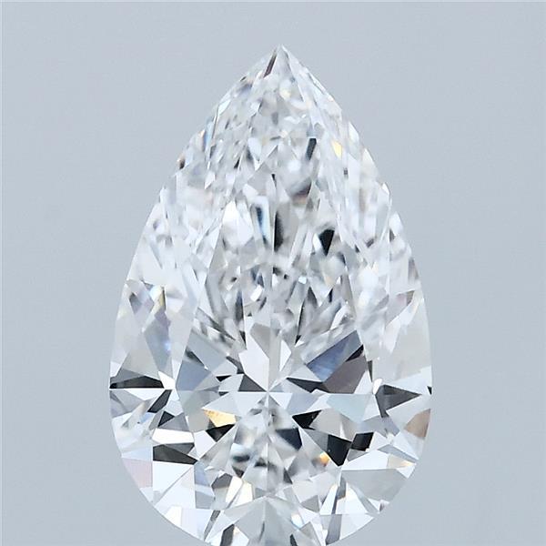 1.82ct Pear E VVS2 Lab Created Diamond